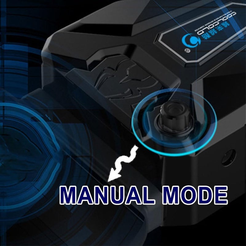 Elfzone Laptop Cooling - Laptop Cooler with Vacuum Fan，Gaming Laptop Fan with Display ，4000 RPM - Portable - Compatible with Laptop Cooling Pads - Image 4